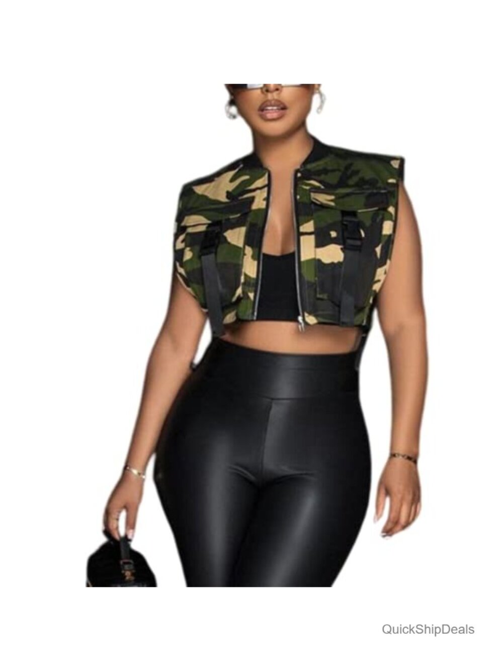 Women Sleeveless Cropped Denim Vest Jacket Casual Y2K Summer